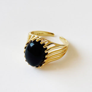 女巫的黑瑪瑙戒指 Black Agate Ring