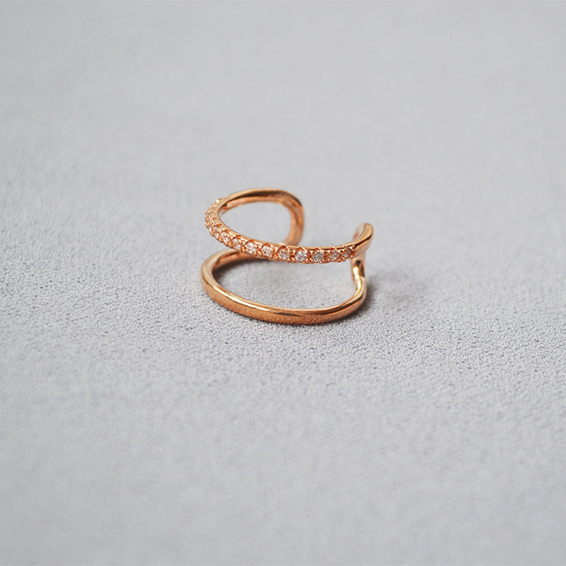 優雅滿分雙層細鑽戒指 Elegant Ring