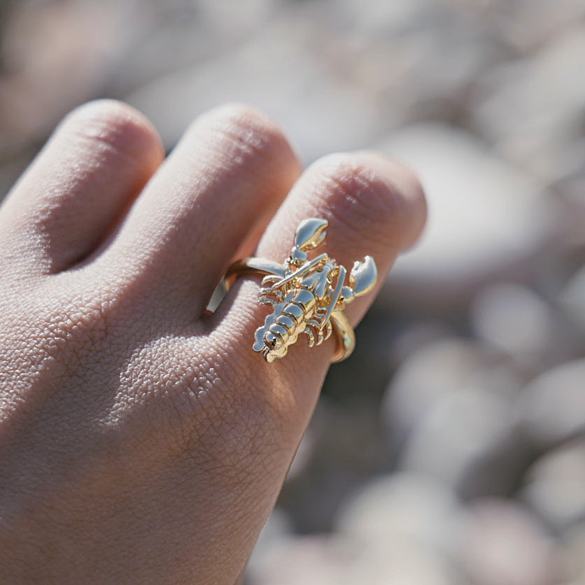 立體龍蝦設計款戒指 Lobster Ring