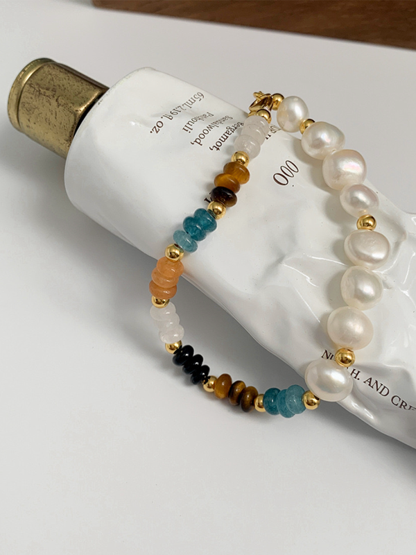 瑰麗天然珍珠純銀手鍊 Exquisite Pearl Bracelet